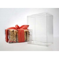 Boites cadeau plastique à transparence cristalline 11.4 x 7.6 x 14.9cm (25 Pièces) [FPLB233]