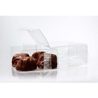 Boite pour chocolat avec plateau d'insertion 7 x 3.7 x 7cm (100 pièces) [CNDY227]