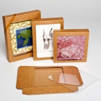 Kit de boites à fenêtre kraft 13.7 x 2.2 x 18.7cm (25 Pièces) [WKRS266]
