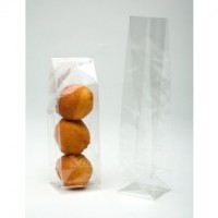 Sacs à fond carré Ultra Transparent à soufflets 4.4 x 4.4 x 21.6cm (100 pièces) [FGCC10]