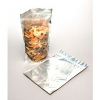 Doypack argenté 10.2 x 6 x 15.2 cm (57 g) (100 Pièces) [ZBGS2]