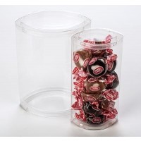 Boîtier Cadeau de luxe (ovale) 8x5.2x15.4 cm (25 pcs) [CTES26]