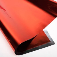Papier cadeau Rouge Métallique 46 x 81cm (10 Pièces) [FW1R]
