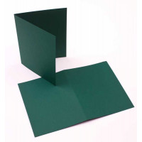 Carte "Basis" Vierge Vert 17.8 x 12.4cm (50 pièces) [PC019]