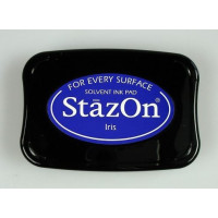 Encre StazOn, bleu iris (1 tampon) [SZ11]