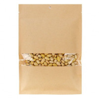 Sac en Kraft bio-dégradable et Thermoscellable avec ouverture 76 x 102 mm (100 Pieces) [KHS34W]