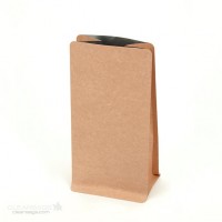 Kraft Box Bottom Bags w/o Valve 10.2 x 7 x 21.6cm (100 Pieces) [SQMN8K]