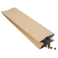 Sachets à café en papier kraft avec valve d'aération 8.5 x 6.5 x 33 cm (50 Pieces) [SGC2K]