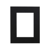 Slip-In Mat, 203 x 254mm Black/White Core, 114 x 165mm Inner Cut (10 Pieces) [MS40003]
