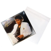 LP Housses pour album 45 tours à transparence cristalline (laminé) 32.7x32.5 + 3.9 cm. (BLPD2)  