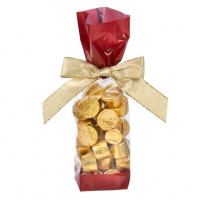Sachets impimés avec extrémités rouge 5.1 x 4.8 x 24.1 cm (100 Pieces) [G1RD]