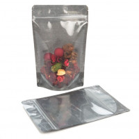 Stand Up Pouches Rice Paper Transparent/Black 14.9x8.9x23.2cm | 312 grams (100 pieces) [ZBGR7BC]