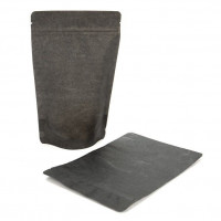 Sac en papier de riz noir 14.9 x 8.9 x 23.2 cm (312 g) (100 Pieces) [ZBGR7SB]