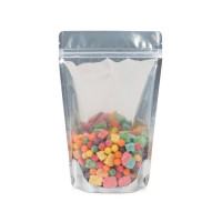 Sac à fermeture hermétique à font métallisé et dos or 15 x 9 x 23.2 cm (312 g) (100 Pieces) [ZBGG7]