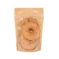 Doypack en papier Kraft avec transparence, 10,2 x 6 x 15,2 cm (57 g) (100 Pieces) [ZBGKC2]